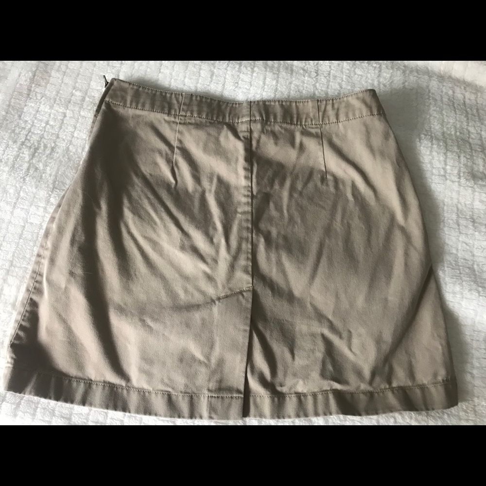 Lands End tan khaki skort school work Juniors 5 - Picture 4 of 5